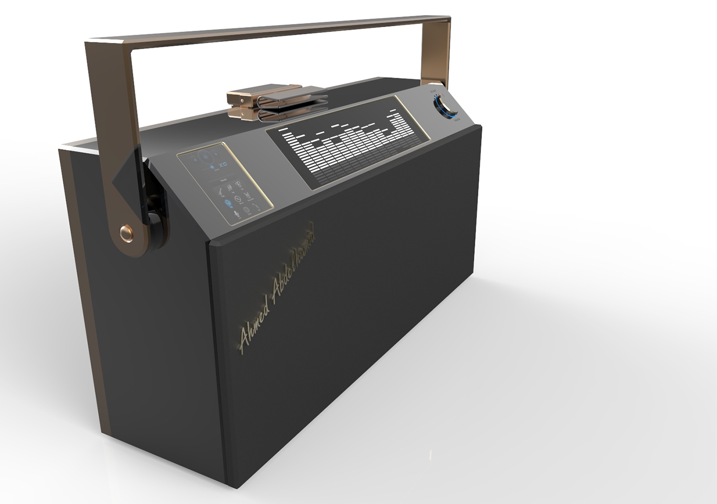 Metal，texture，icspeaker，loudspeaker box，industrial design，